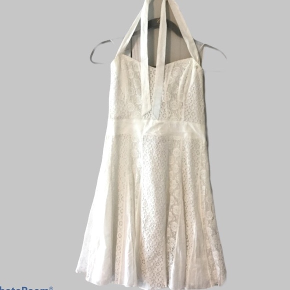GUESS GIA LACE HALTER DRESS - Picture 5 of 5